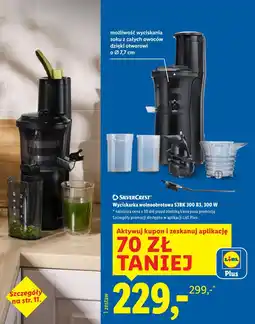 Lidl Wyciskarka wolnoobrotowa SJBK 300 B3, 300 W oferta
