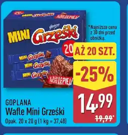 ALDI Goplana Wafle Mini Grześki oferta