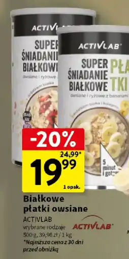 Intermarche Activlab Białkowe płatki owsiane oferta