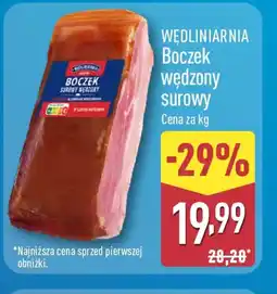 ALDI Boczek wędzony surowy oferta