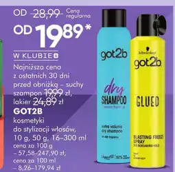 SuperPharm Suchy szampon Got2b oferta