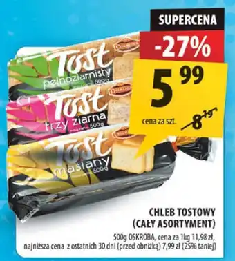 Chleb tostowy TOST (cały asortyment)