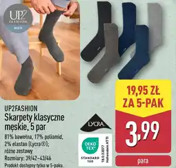 ALDI Skarpety męskie Up2Fashion oferta