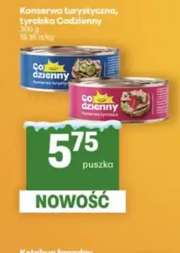 Delikatesy Centrum Konserwa turystyczna Codzienny oferta