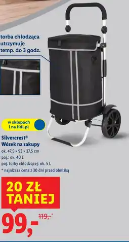 Lidl Wózek na zakupy SilverCrest oferta