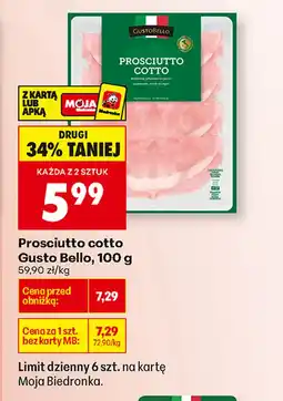Biedronka Prosciutto Gusto Bello oferta