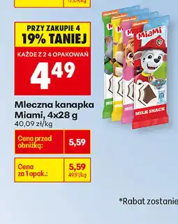 Biedronka Kanapka mleczna Miami oferta
