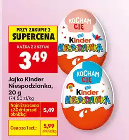 Biedronka niespodzianka Kinder oferta