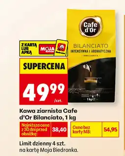 Biedronka Kawa ziarnista Cafe d'Or oferta