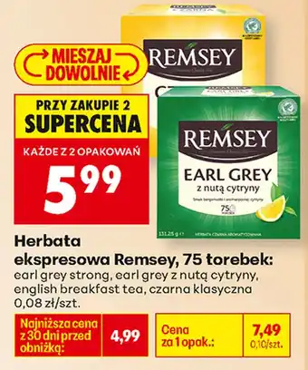 Biedronka Herbata Remsey oferta