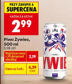 Biedronka Piwo Żywiec oferta