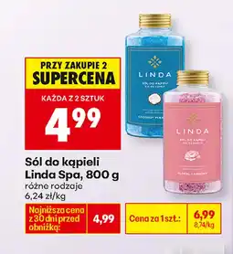 Biedronka Sól do kąpieli Linda oferta