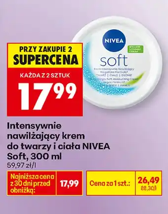 Biedronka Krem nawilżający do twarzy Nivea oferta