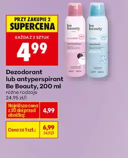 Biedronka Antyperspirant Be Beauty oferta