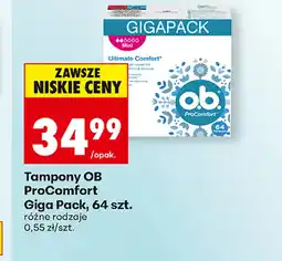 Biedronka Tampony O.b oferta