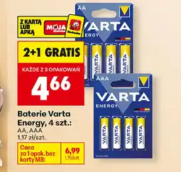 Biedronka Baterie Varta oferta