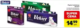 Carrefour Papier toaletowy Velvet oferta