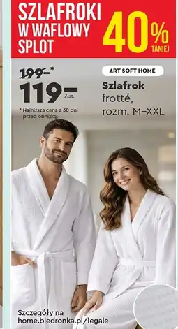 Biedronka Szlafrok Soft oferta