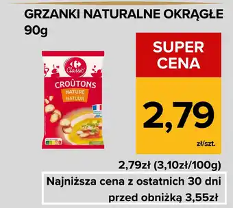 Grzanki naturalne okrągłe Croutons