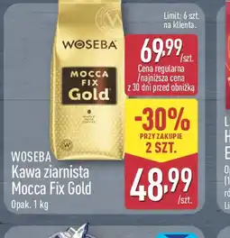 ALDI Woseba Kawa ziarnista Mocca Fix Gold oferta