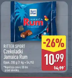 ALDI Ritter Sport Czekoladki Jamaica Rum oferta