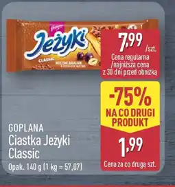 ALDI Goplana Ciastka Jeżyki oferta