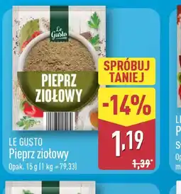 ALDI Le Gusto Pieprz ziołowy oferta