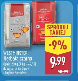 ALDI Westminster Herbata czarna oferta