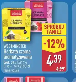 ALDI Westminster Herbata czarna aromatyzowana oferta