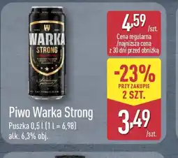 ALDI Piwo Warka Strong oferta