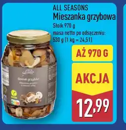 ALDI ALL SEASONS Mieszanka grzybowa oferta