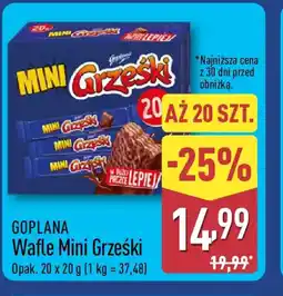 ALDI Goplana Wafle Mini Grześki oferta