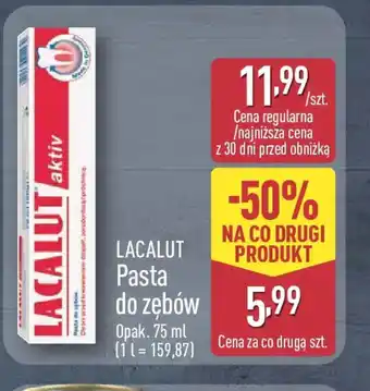 ALDI Lacalut Pasta do zębów oferta