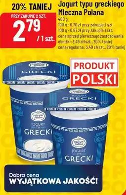 Polomarket Jogurt typu greckiego Mleczna Polana oferta