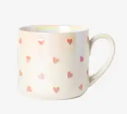 Pepco Kubek w serduszka biały oferta