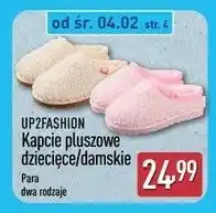 ALDI UP2FASHION Kapcie pluszowe dziecięce/damskie oferta