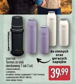 ALDI CROFTON Termos ze stali nierdzewnej 1 lub 2 szt oferta