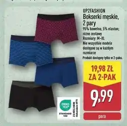 ALDI UP2FASHION Bokserki męskie, 2 pary oferta