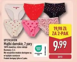 ALDI UP2FASHION Majtki damskie, 2 pary oferta