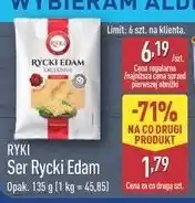 ALDI Ryki Ser Rycki Edam (drugi produkt) oferta