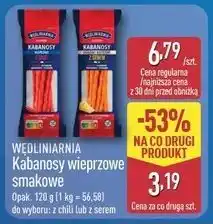 ALDI WEDLINIARNIA Kabanosy wieprzowe smakowe oferta