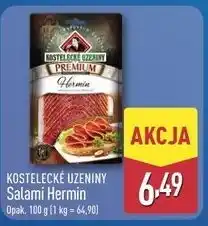 ALDI KOSTELECKÉ UZENINY Salami Hermin oferta