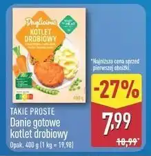 ALDI TAKIE PROSTE Danie gotowe kotlet drobiowy oferta