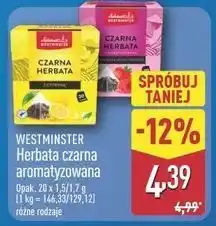 ALDI WESTMINSTER Herbata czarna aromatyzowana (20x1.5/1.9g) oferta