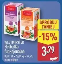 ALDI WESTMINSTER Herbatka funkcjonalna (20x2g) oferta