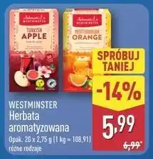 ALDI WESTMINSTER Herbata aromatyzowana (20x2.75g) oferta