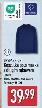 ALDI UP2FASHION Koszulka polo męska z długim rękawem oferta