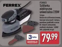 ALDI FERREX Szlifierka elektryczna uniwersalna 220W oferta