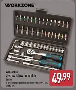ALDI WORKZONE Zestaw bitów i nasadek (47 lub 53 szt.) oferta