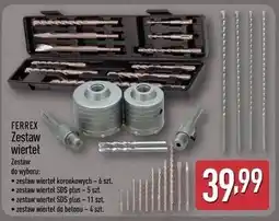 ALDI FERREX Zestaw wierteł (różne rodzaje) oferta